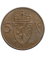 Noruega 5 Coroas 1964