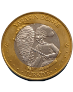 Turquia 3 Euros 2004 - Cozinheiro Döner (Exonumia)