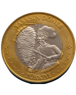 Turquia 3 Euros 2004 - Cozinheiro Döner (Exonumia)