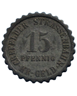 Cidade de Krefeld 15 Pfennig 1917