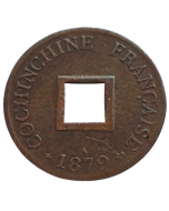 Cochinchina Francesa 2 Sapeque 1879