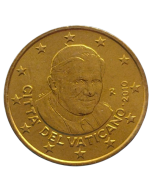 Cidade do Vaticano 50 Cêntimos de Euro 2010 - Papa Bento XVI
