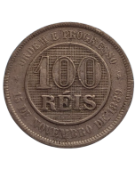 Brasil 100 Réis 1889 - República