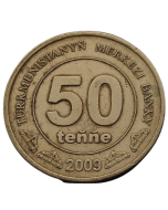 Turcomenistão 50 Tenge 2009