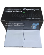 Caixa com 100 Envelopes - Organizer