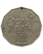 Austrália 50 Cents 1994 - Ano Internacional da Família