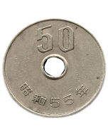 Japão 50 Ienes 1980