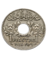 Síria 1 Piastre 1936 - Protectorado Francês