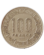 Gabão 100 Francos 1975