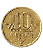 Lituânia 10 Centas 1999