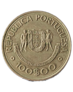 Portugal 100 Escudos 1989 - Descoberta das Ilhas Canárias