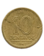 Brasil 10 Centavos 1949