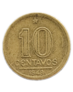 Brasil 10 Centavos 1949