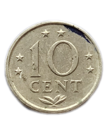 Antilhas Holandesas 10 Cents 1978