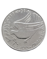 Vaticano 100 Liras 1977 - Papa Paulo VI