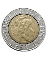 San Marino 500 Liras 1994 - Donna Felicissima