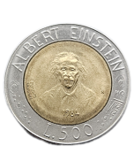 San Marino 500 Liras 1984 - Albert Einstein