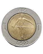 San Marino 500 Liras 1985 - Resgate das Drogas