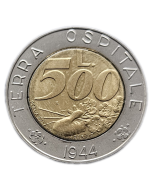 San Marino 500 Liras 1991 - Terra Hospitaleira
