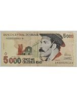 Brasil C239 5000 Cruzeiros Reais 1993 - Gaúcho
