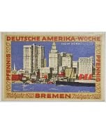 Cidade de Bremen 100 Pfennig 1923 - América/New York