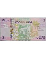 Ilhas Cook 3 Dólares 1992 FE