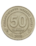 Turcomenistão 50 Tenge 2009