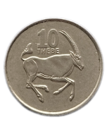 Botswana 10 Thebe 2002