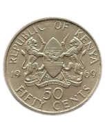 Quênia 50 Cêntimos 1969