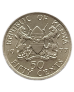 Quênia 50 Cêntimos 1977