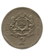 Marrocos 2 Dirham 2002