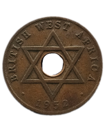 África Ocidental Britânica 1 Penny 1952