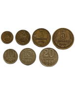Set União Soviética - 7 moedas