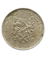 Brasil 2000 Réis 1932 - 400 anos de colonização do Brasil (Prata)