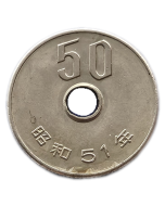 Japão 50 Ienes 1976