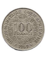 África Ocidental (BCEAO) 100 Francos 1969