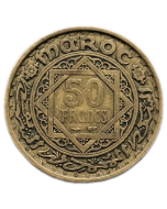 Marrocos 50 Francos 1952 - Protetorado Francês