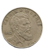 Cuba 40 Centavos 1962 - 30º Aniversário de Nascimento de Camilo Cienfuegos Gornaran
