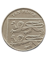 Reino Unido 10 Pence 2013 - Escudo Britânico