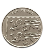 Reino Unido 10 Pence 2014 - Escudo Britânico