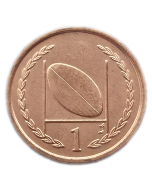 Ilha do Homem 1 Pence 1997 - Rúgbi