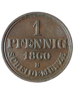 Reino de Hannover 1 pfennig 1860