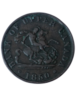 Províncias Canadenses - Alto Canadá 1/2 Penny 1850
