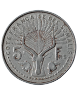 Somalilândia Francesa 5 Francos 1948