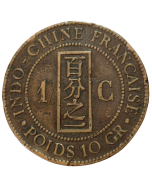Indochina Francesa 1 centieme 1886