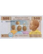 Estados da África Central 500 francos 2002 FE - Chade