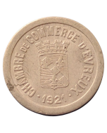 Comuna de Evreux 5 Cents 1921