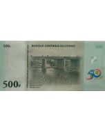 República Democrática do Congo 500 francos 2010 - 50º Aniversário da Independência