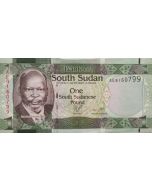 Sudão do Sul 1 libra 2011 FE
