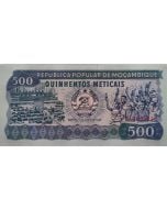Moçambique 500 Meticais 1989 FE